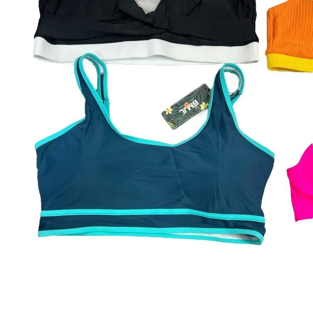 4x Bikini Top Women's Size‎ XL Summer Beach Colorful